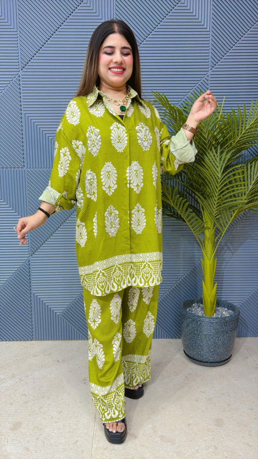 BEAUTIFUL PRINTED CORD-SET GGR1379