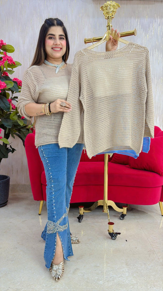 NET TOP WITH  PADDEDB BUSTIER GGR1455