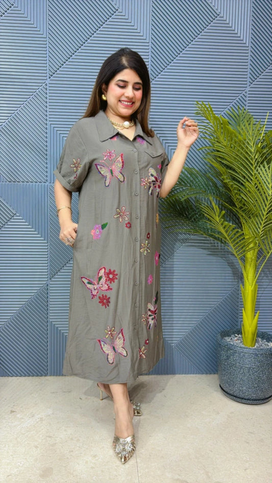 BUTTERFLY PREMIUM DRESS GGR1559