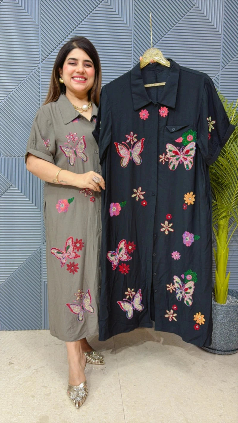 BUTTERFLY PREMIUM DRESS GGR1559