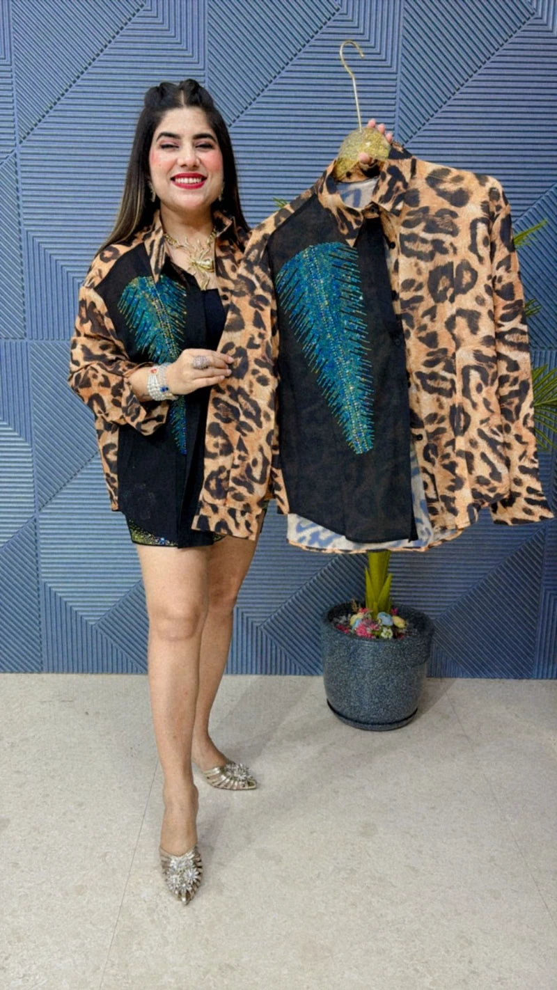 Premium leopard print shirt GGR1613
