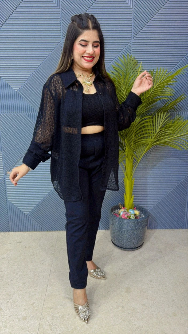 BEAUTIFUL SHIRT WITH BUSTIER GGR1620