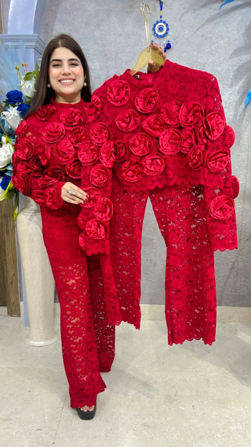 ROSE PREMIUM CORDSET GGR1636