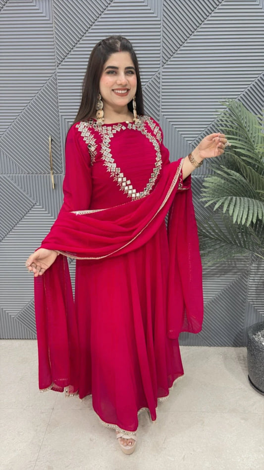 PREMIUM 3 PCS ANARKALI SUIT GGR3100