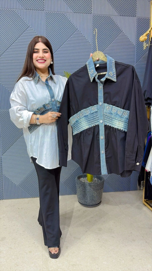 COTTEN DENIM SHIRT GGR1661
