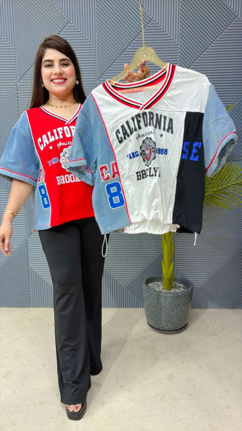 COTTEN DENIM T-SHIRT GGR1684