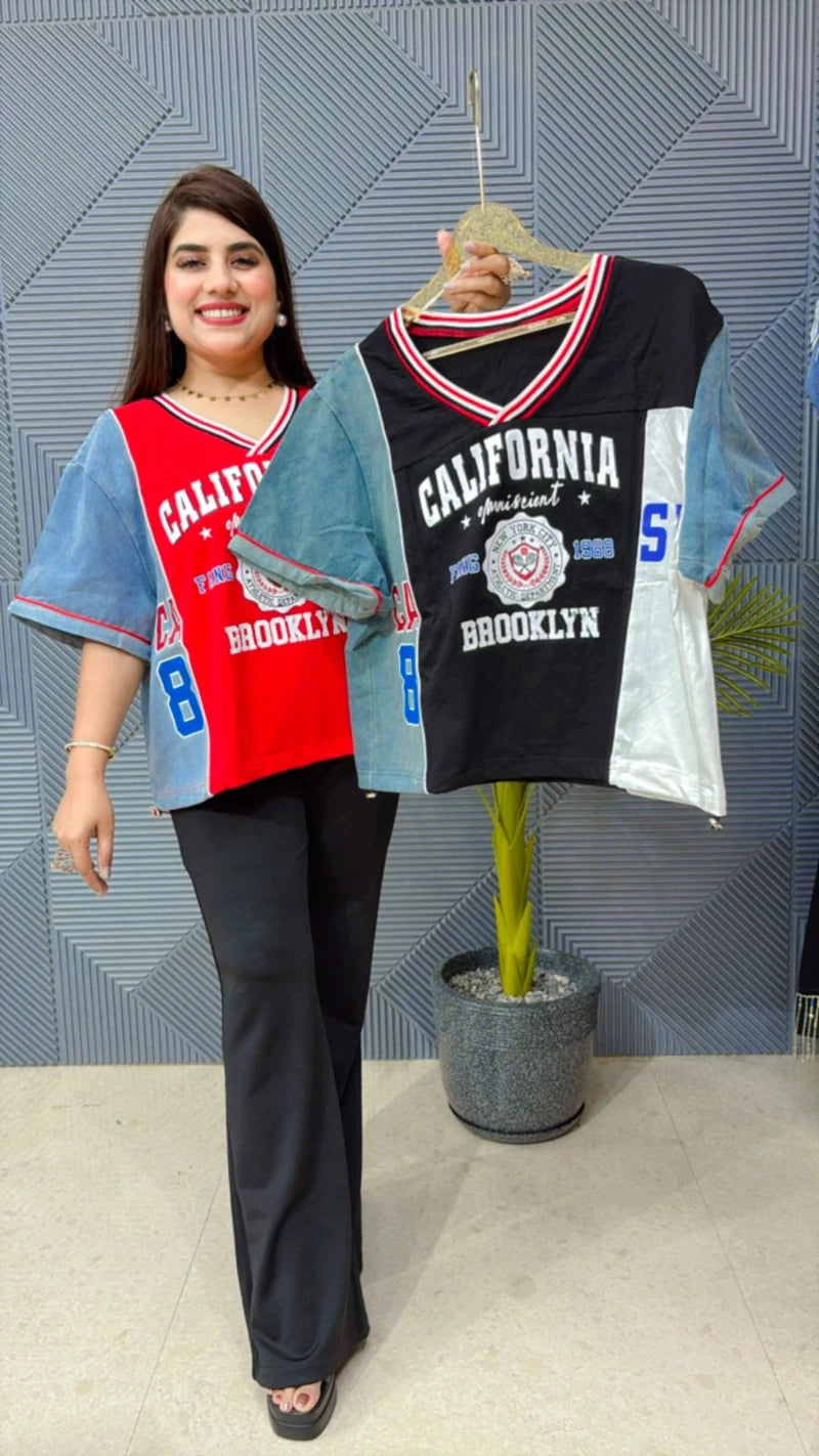COTTEN DENIM T-SHIRT GGR1684