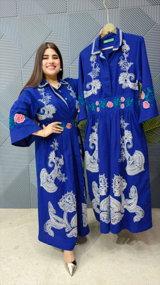 SUMMER WEAR COTTEN FEBRIC DRESS GGR1710