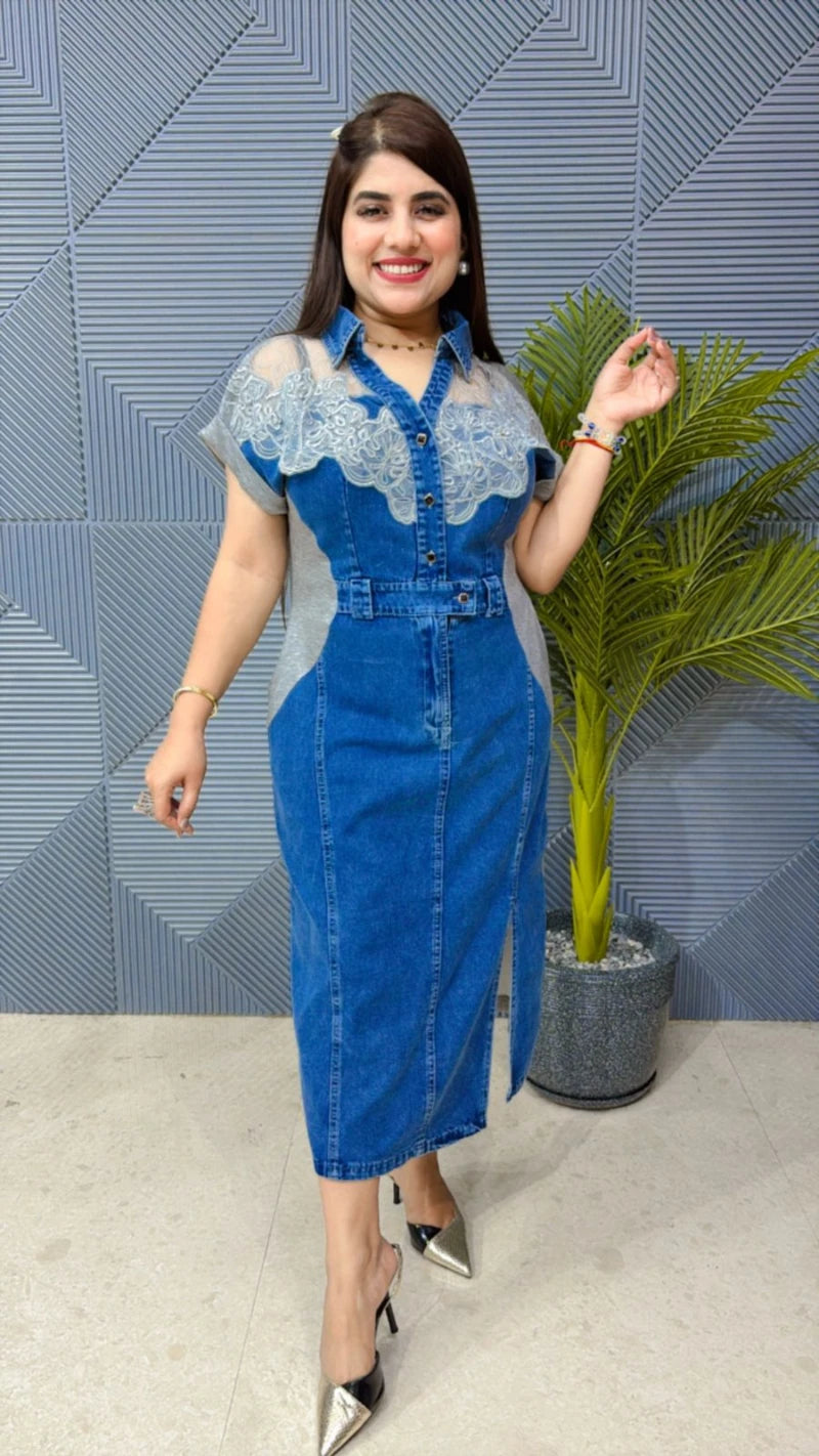 DESIGNER DENIM DRESS GGR1724