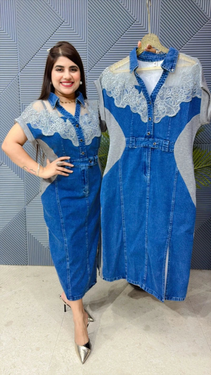 DESIGNER DENIM DRESS GGR1724