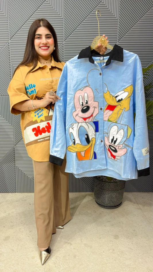 PREMIUM COTTEN CARTOON CHARECTOR SHIRT GGR1767