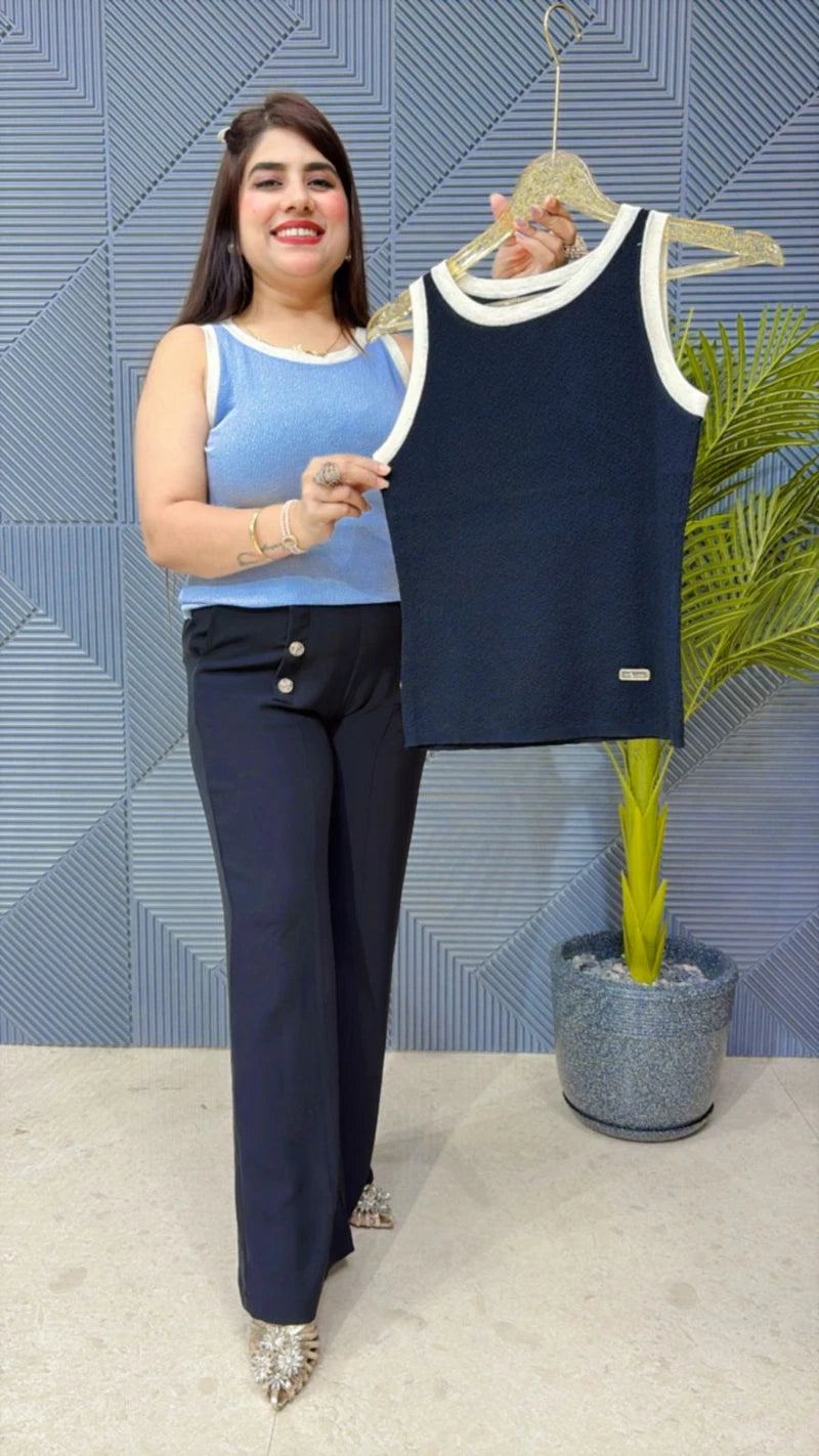 BEAUTIFUL CUT SLEEVS TOP GGR1817