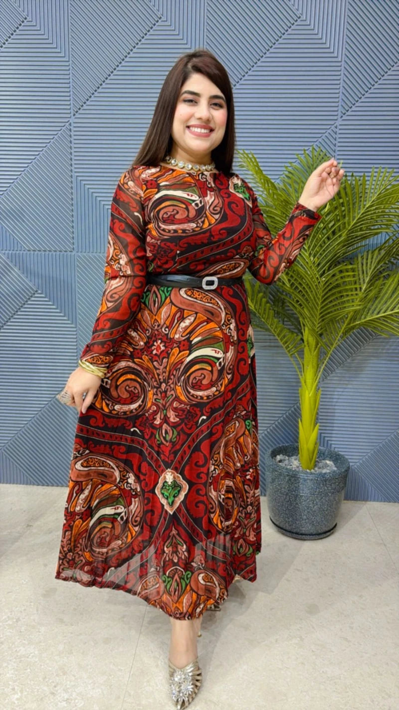 BEAUTIFUL POWERNET DRESS GGR1870
