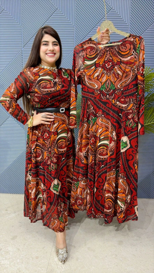 BEAUTIFUL POWERNET DRESS GGR1870