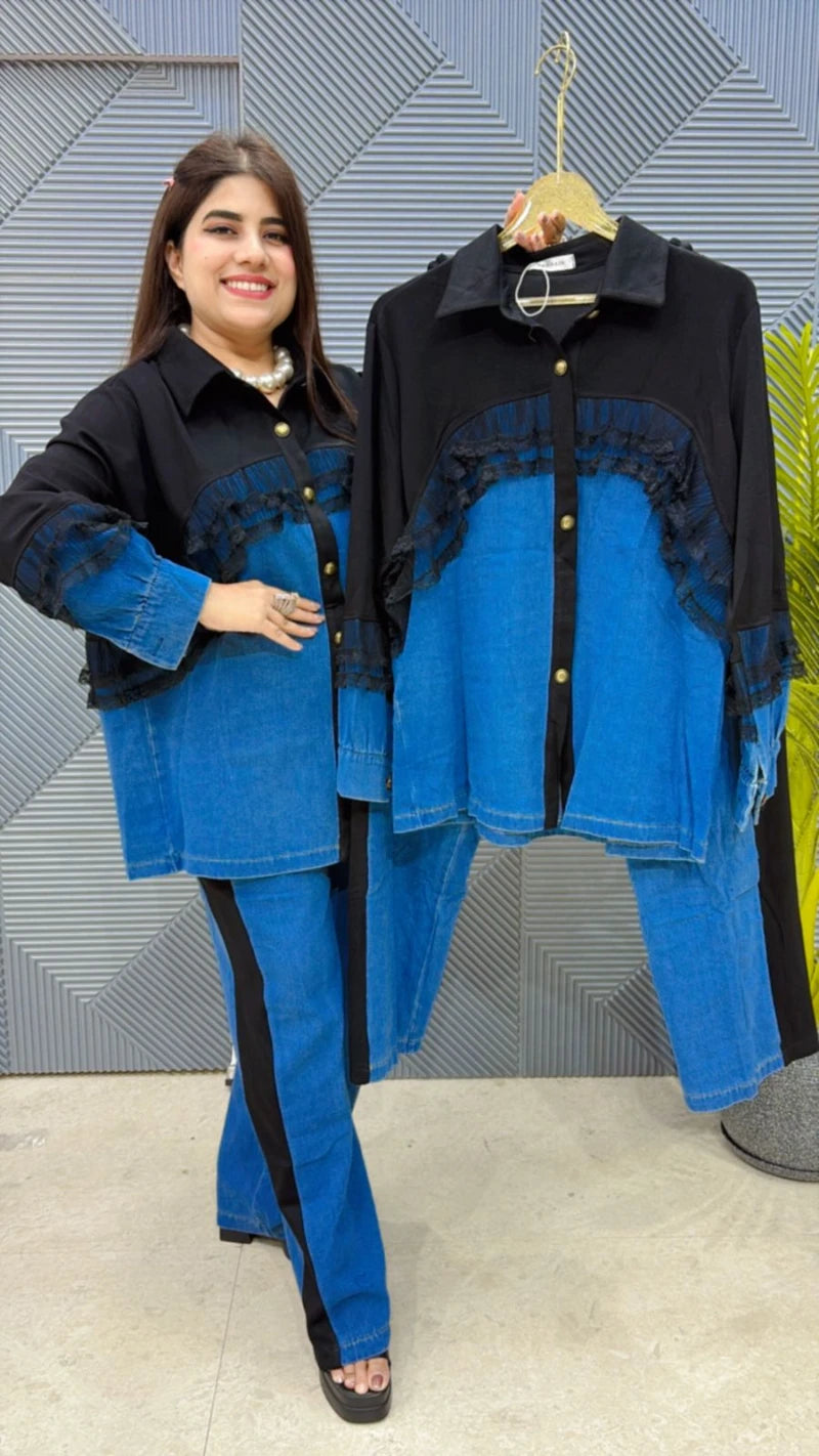 PREMIUM DENIM CO-ORD SET GGR1991