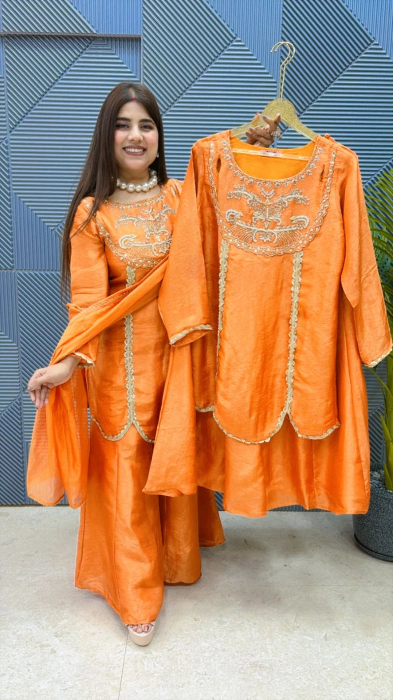 PREMIUM 3 PCS SHARARA SUIT GGR2015