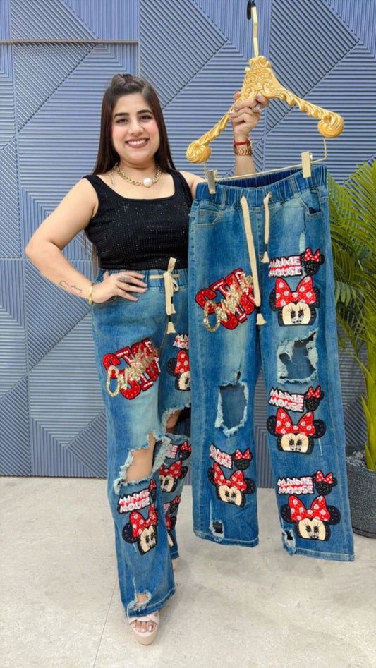 PREMIUM RUGGED MICKEY JEANS GGR2042