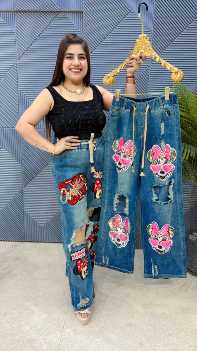 PREMIUM RUGGED MICKEY JEANS GGR2042