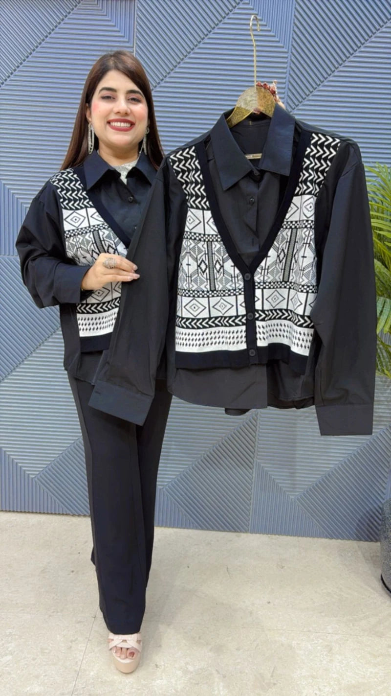 PREMIUM SUMMER WEAR COTTEN SHIRT WITH ATTACHED BASKET GGR3016
