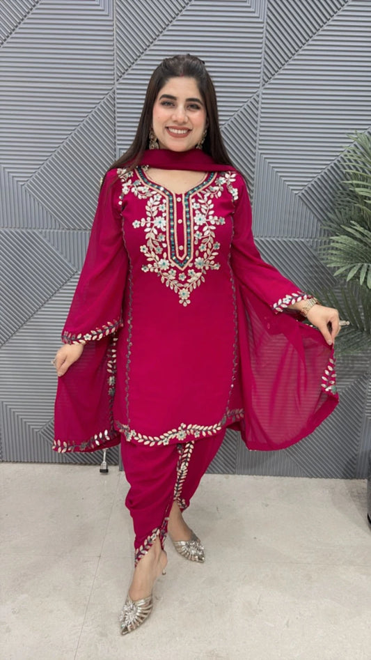 PREMIUM 3 PCS TULIP PANT SUIT GGR3102