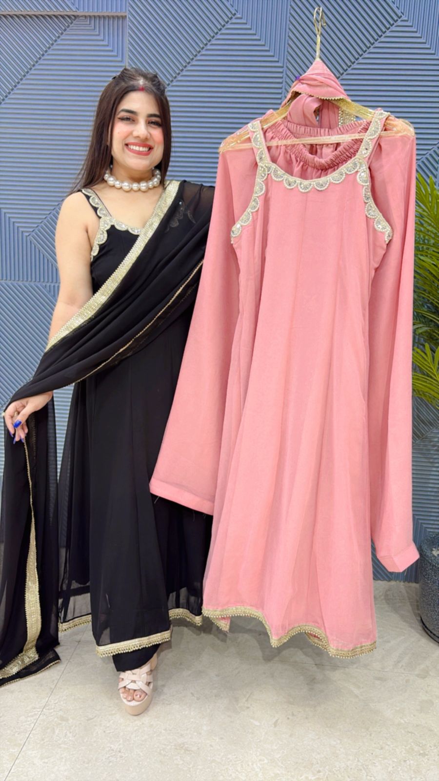 BEAUTIFUL CUT SLEEVE 3 PIECE SUIT GGR3155
