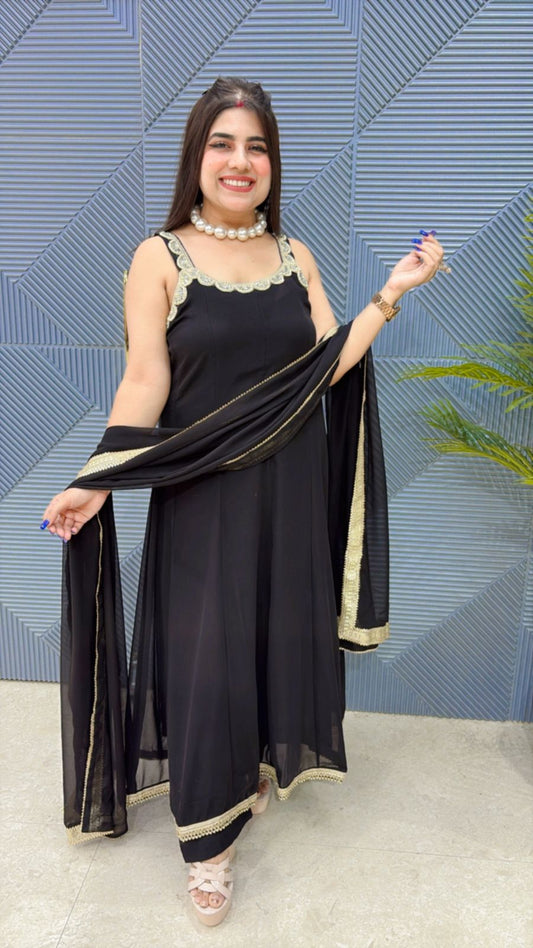 BEAUTIFUL CUT SLEEVE 3 PIECE SUIT GGR3155