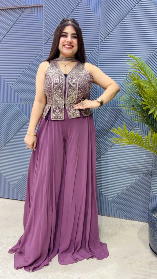 PREMIUM 3 PCS SHARARA SET GGR3234