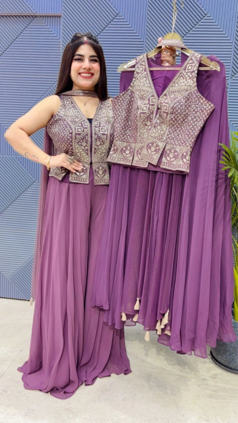PREMIUM 3 PCS SHARARA SET GGR3234