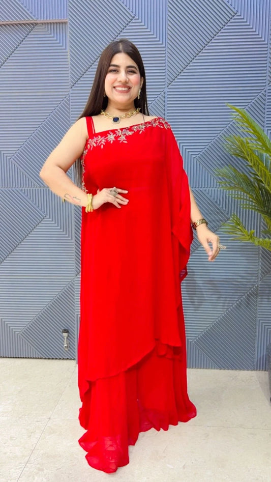 PREMIUM ETHENIC 3 PCS CO-ORD SET GGR3255