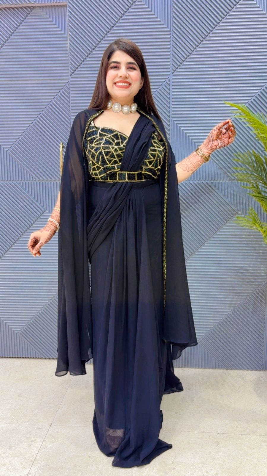 PREMIUM 4 PIECE SAREE SET GGR3294