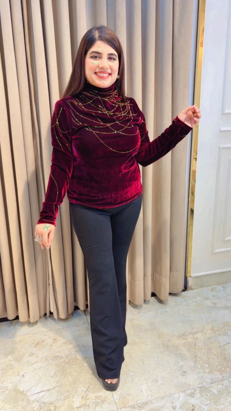 BEAUTIFUL WINTERWEAR TOP GGR3371