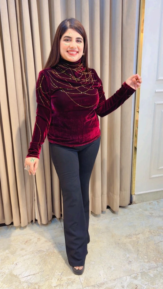 BEAUTIFUL WINTERWEAR TOP GGR3371