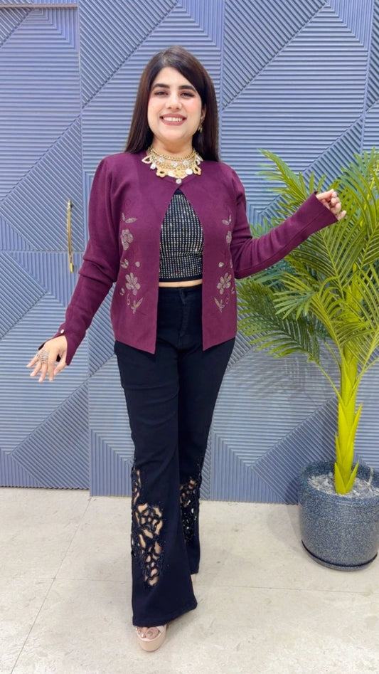 PREMIUM WINTERWEAR SHRUG GGR3450