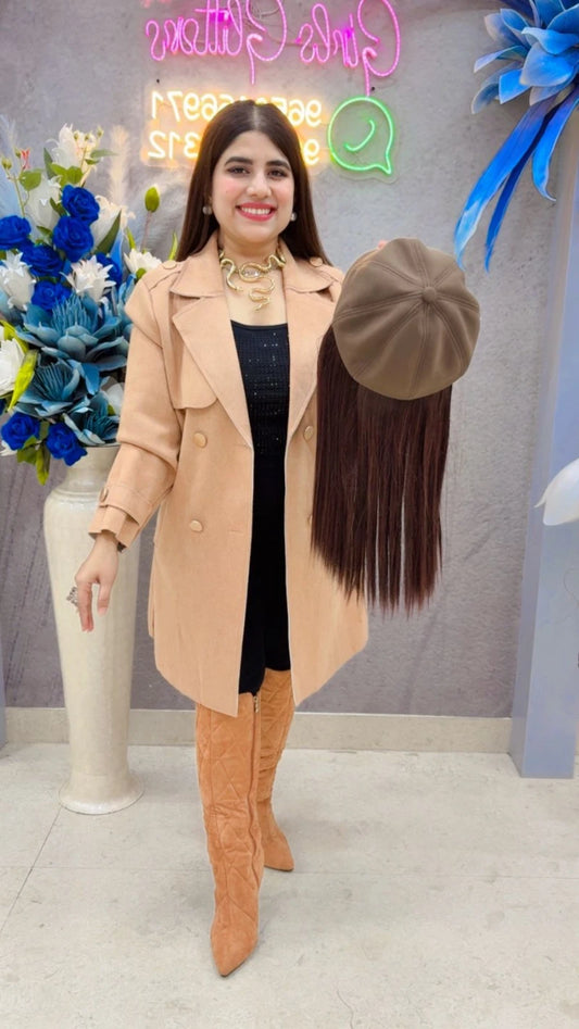 PREMIUM STRAIGHT WINE COLOUR HAIRS WITH RANDOM CAP GGR3519