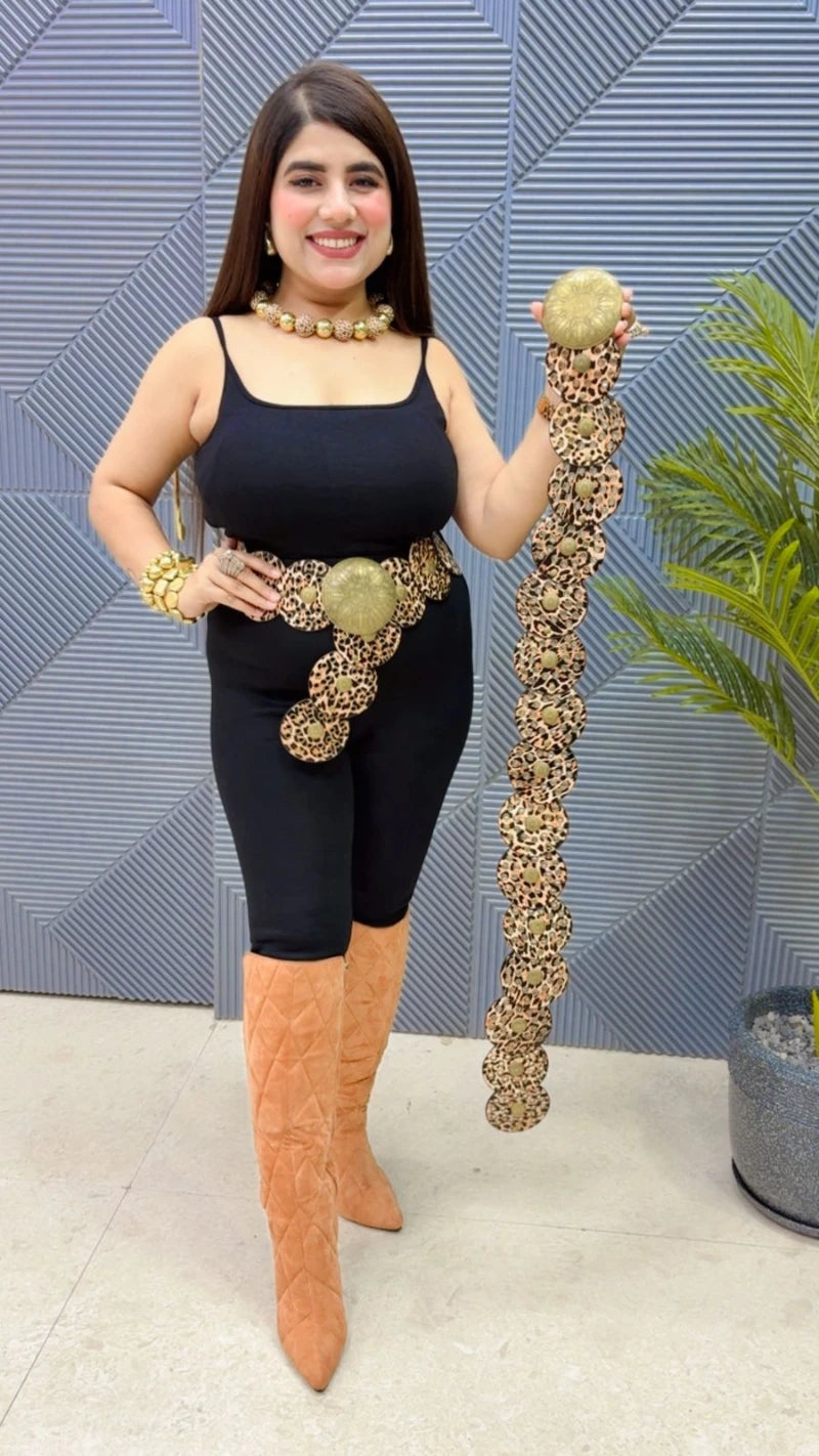 PREMIUM CELEBRITY LEOPERD BELT GGR3559