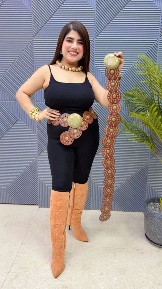 PREMIUM CELEBRITY BROWN BELT GGR3560