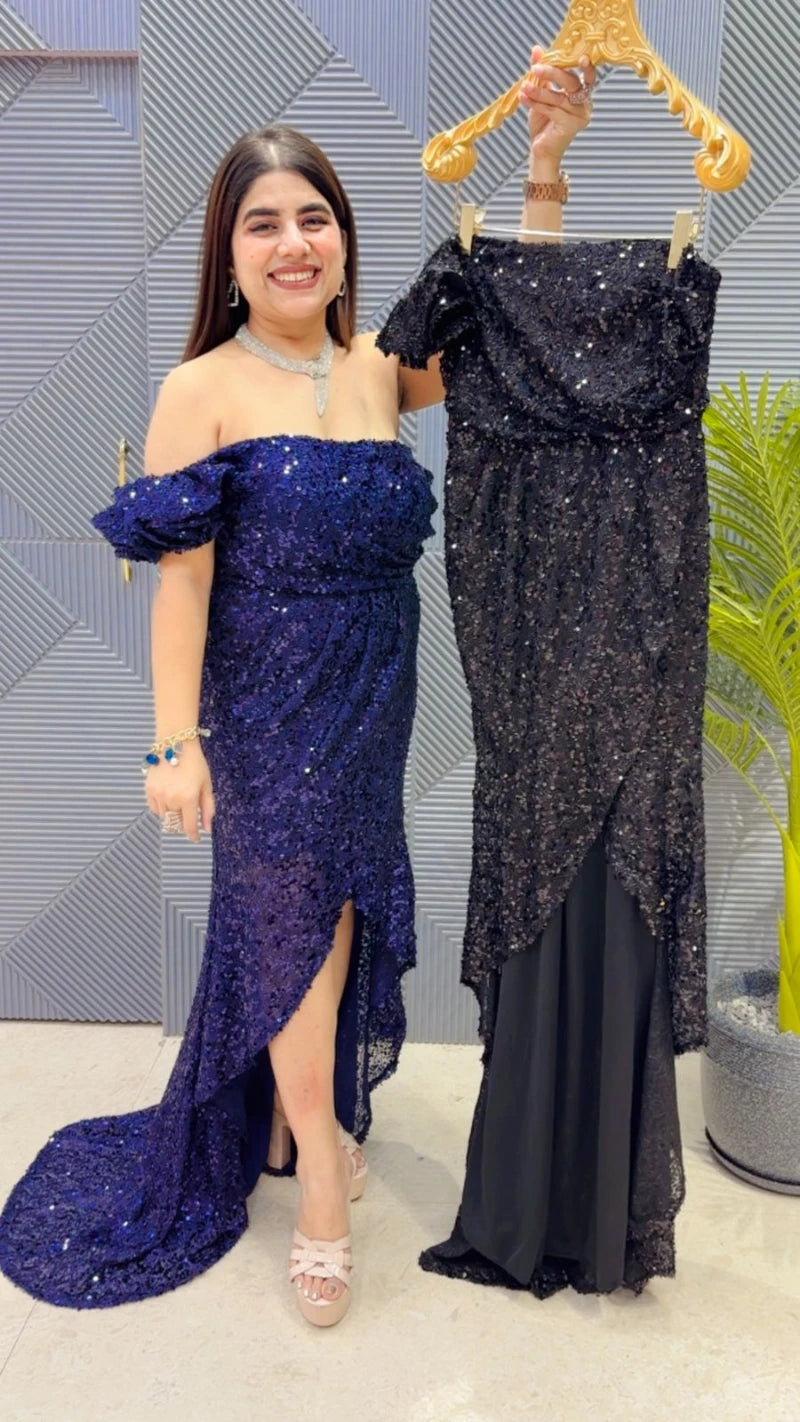 PREMIUM  PARTYWEAR TALE DRESS GGR3595