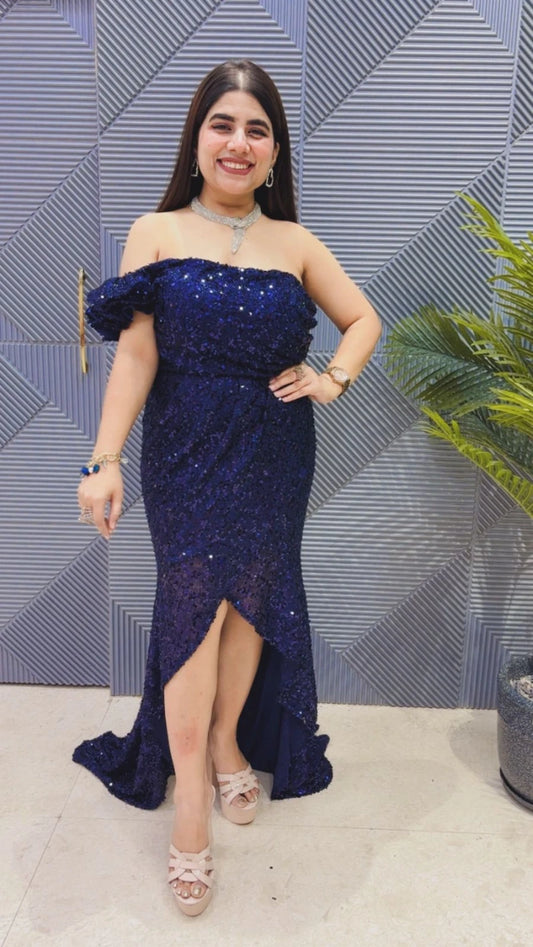 PREMIUM  PARTYWEAR TALE DRESS GGR3595