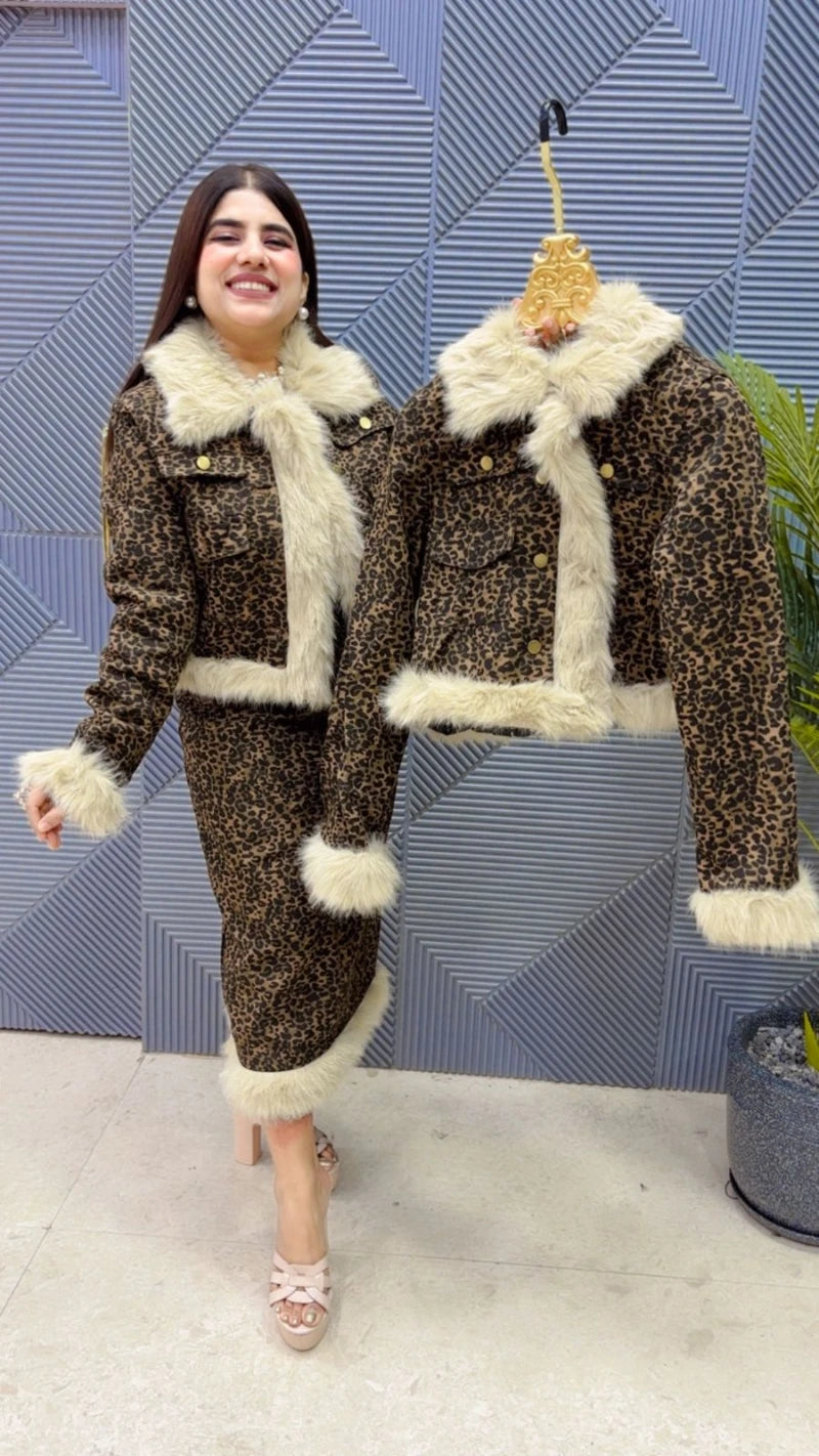 PREMIUM WINTERWEAR DENIM CORDSET GGR3633