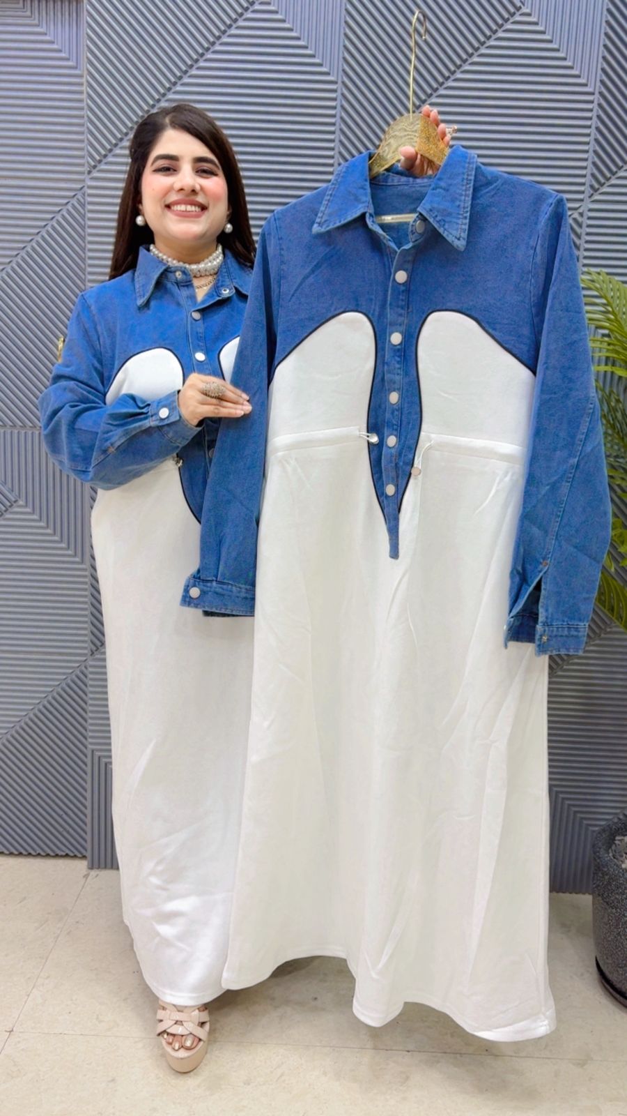 BEAUTIFUL DENIM DRESS GGR3719