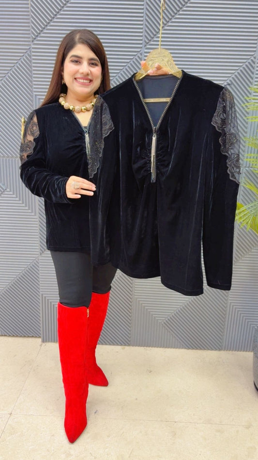 PREMIUM VELVET TOP GGR3745