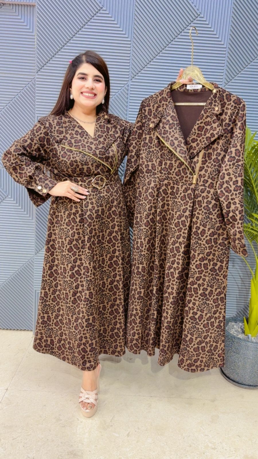 PREMIUM WINTERWEAR BLAZER DRESS GGR3765