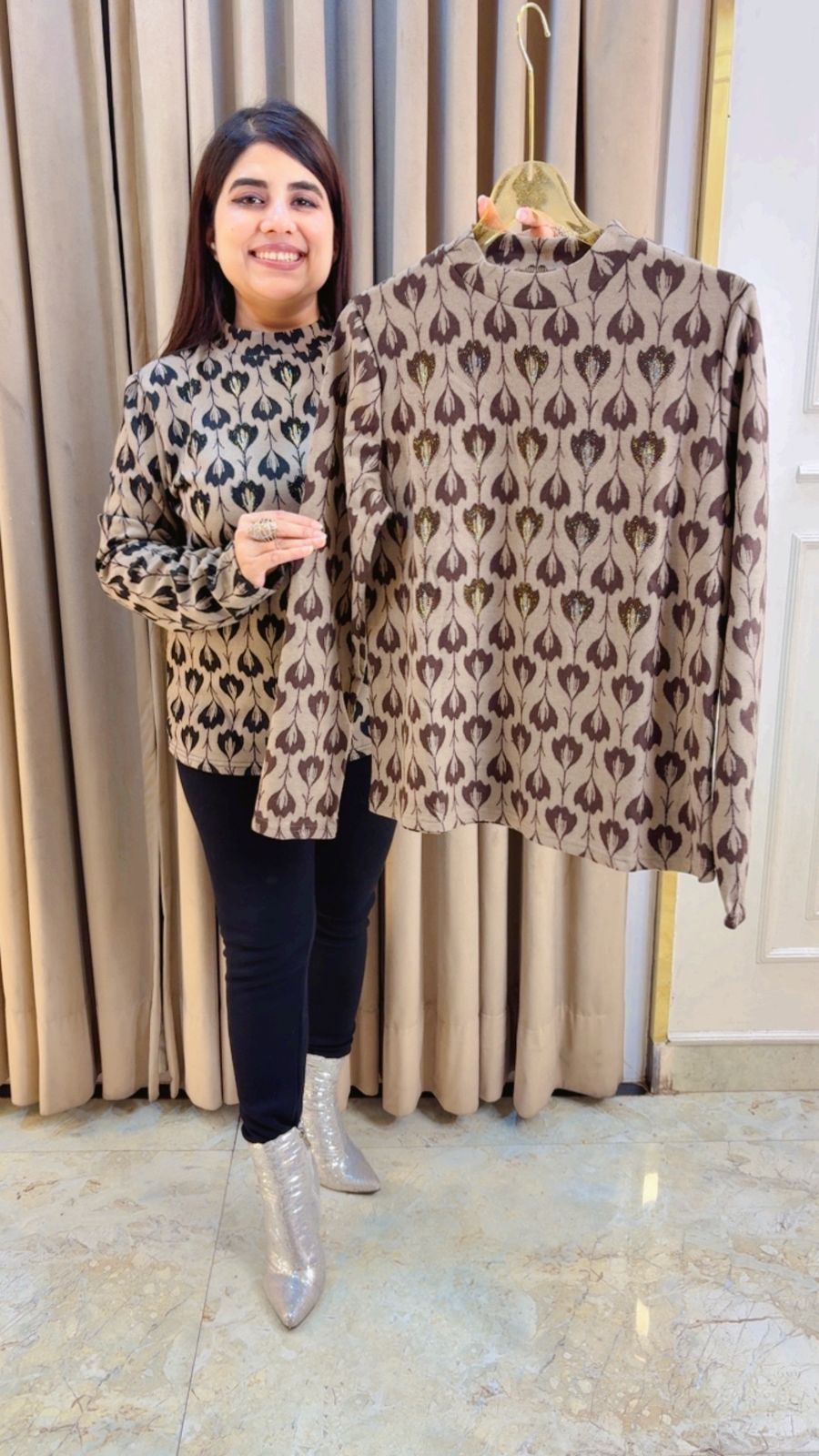 BEAUTIFUL FLEECE TOP GGR3789