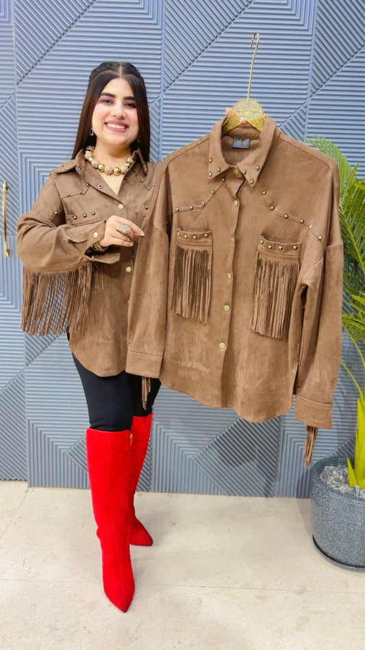 BEAUTIFUL SUEDE SHIRT GGR3799