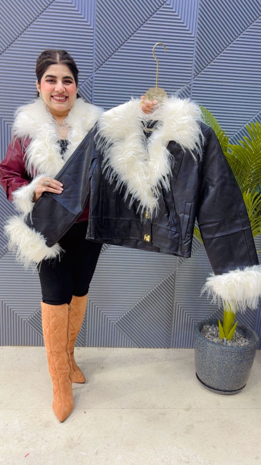 PREMIUM FURR JACKET GGR3808