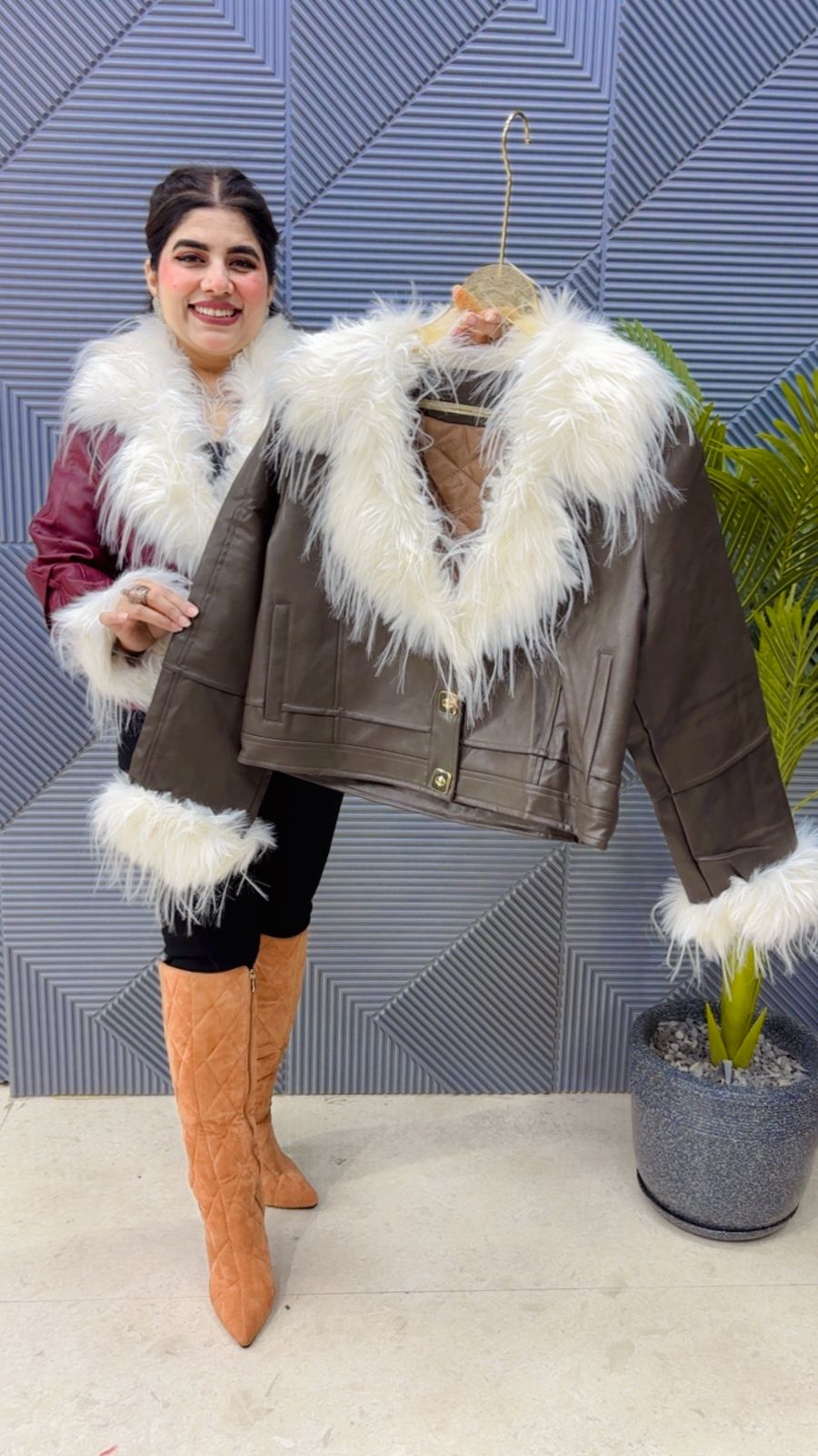 PREMIUM FURR JACKET GGR3808