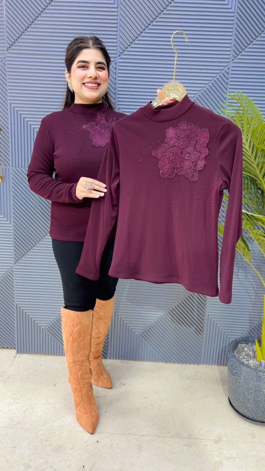 BEAUTIFUL FLEECE TOP GGR3810