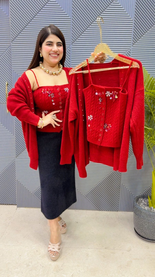 PREMIUM WINTERWEAR 2 PCS TOP GGR3834