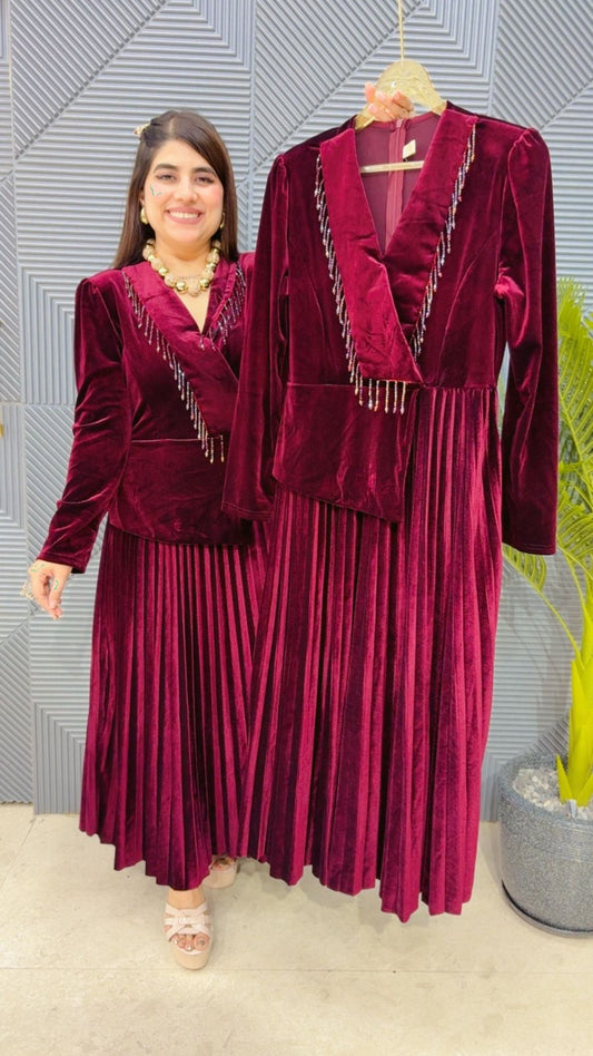 BEAUTIFUL VELVET DRESS GGR3841