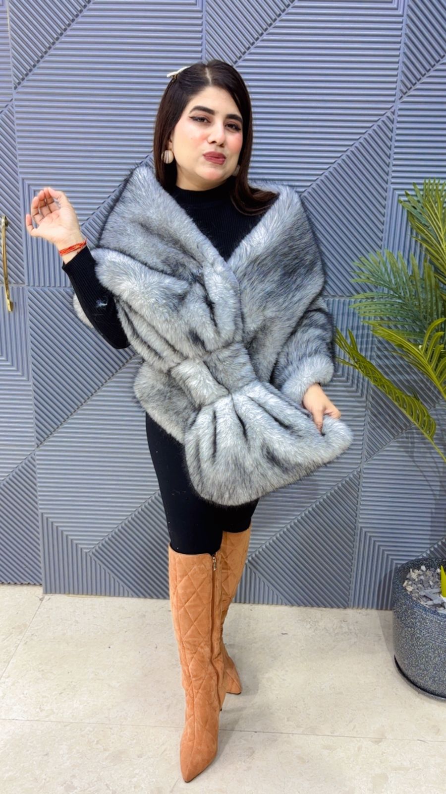 PREMIUM STOLE PONCHU GGR3863